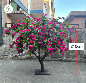 Màu Tím Nhân Tạo Cây Bougainvillea Cây Hoa Cho Trong Nhà Ngoài Trời Trang Trí Tam Giác Cây Mận - Product Image 2