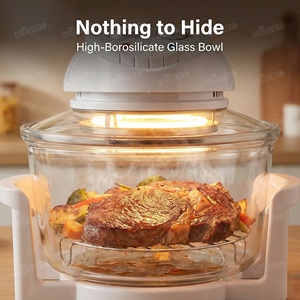 Horno de Convección Eléctrico Halógeno <span class=keywords><strong>Infrarrojo</strong></span> de 21L con un Hermoso Diseño, Horno Halógeno para el Hogar - Product Image 3