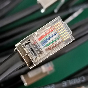 Câble réseau Ethernet CAT6 STP <span class=keywords><strong>RJ45</strong></span> 8P8C à montage sur panneau pour châssis d'ordinateur ATX, ATM, IPC, SBC, ITX, Mini PC et armoire informatique - Product Image 4
