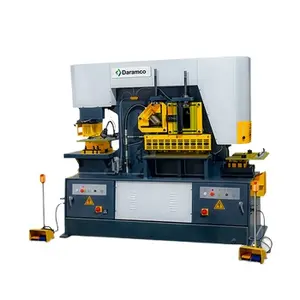 Daramco Cheapest Price Hydraulic Serie HD Q35Y-50 250t double motor hydraulic ironworkers For Square/Channel/ Angle Steel