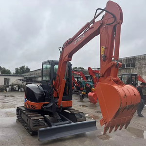 Miniexcavadora hidráulica Hitachi ZX55U original de Japón de alto rendimiento, 5.5 toneladas, motor principal en stock. - Product Image 1