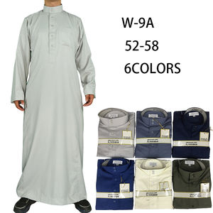 ثوب رجل موسلين على الطراز السعودي ، أحدث تصميم صيفي رائج البيع - Product Image 6