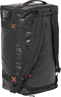 Sac de voyage grand format 120L Helly Hansen noir imperméable convertible en sac à dos avec doubles poignées pour le sport et les voyages