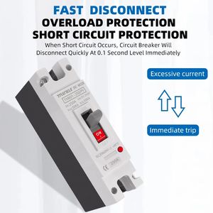 Солнечный литой корпус, автоматический выключатель постоянного тока MCCB, защита от перегрузки, переключатель, защита от короткого замыкания, фотогальванический PV 100A 125A 1P - Product Image 4