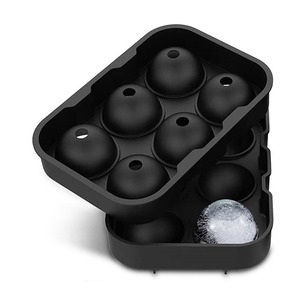Molde para cubitos de hielo, bandeja de silicona de 6 cavidades, tamaño grande y gigante, 2 pulgadas, sin Bpa - Product Image 4