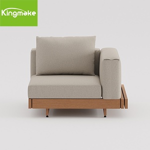 High-End Tuinlounge Luxe Tuinmeubilair Sectioneel Massief Terrasmeubilair Houten Teakhouten Bankstel Buiten Conversatiesets - Product Image 4