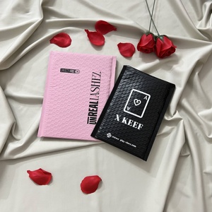 Bán buôn cá nhân tùy chỉnh nhỏ nhỏ mờ có thể sử dụng 6x10 Phong Bì độn bong bóng màu đen bưu phẩm với logo - Product Image 2