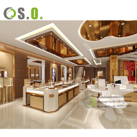 Bijoux personnalisés meubles centre commercial kiosque à bijoux bijoux vitrine murale bijoux Showroom Designs