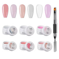 Kit de vernis à ongles en gel TPO sans UV, couleurs assorties, gel solide, avec logo personnalisé OEM ODM pour l'art des ongles et les fournitures de salon de beauté