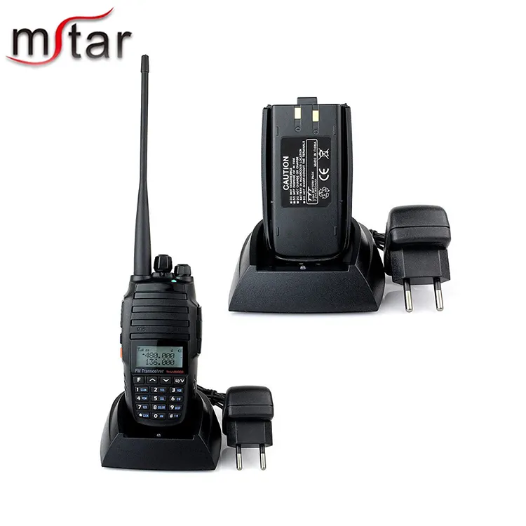 Sıcak satış Vhf Uhf Dual Band radyo alıcı-verici el telsizi 10w Th-uv8000d çapraz bant fonksiyonu ile