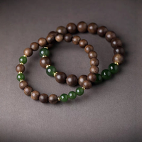 Fabricant Professionnel Kynam Vietnam Bijoux Religieux Artisanaux Unisexe Bracelet Perlé en Bois d'Agar Qinan pour Usage Quotidien