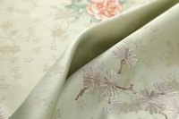 Jacquard Polyester Mélange Tissu Polyvalent Tricoté Dobby Style PVC-Enduit Tapisserie D'ameublement Rideaux Robes De Mariée Mode Tissé