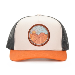 Casquette en coton personnalisée, casquette de camionneur de haute qualité avec patch imprimé à l'écran, 5 panneaux - Product Image 2