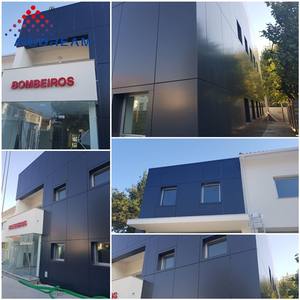 Aluminum Composite Panel High Corrosion Resistance Customized Color <b>Curtain</b> <b>Wall</b> Doors Espejo Alucobond Eps Coating Aludream - Product Image 3