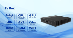 Amlogic S905X4 AV1 Quad Core 4K 8K <span class=keywords><strong>YOUTUBE</strong></span> 4G RAM 64G ROM Android TV Box lettore multimediale buzz tv x96s tv box x96q x96max - Product Image 2