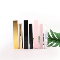 Cajas Pequeñas Holográficas de Cartón Marfil 2x2x10cm con Recubrimiento UV para Botellas con Gotero, Lápiz Labial y Perfume, Hechas con Materiales Reciclados para Cosméticos