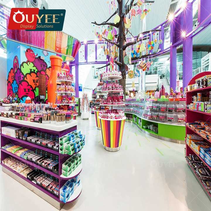 Sweet Shop With Array Examples Custom Sweet Shop Counter Design Lolly Sugar Mall Kiosk Candy Store ...