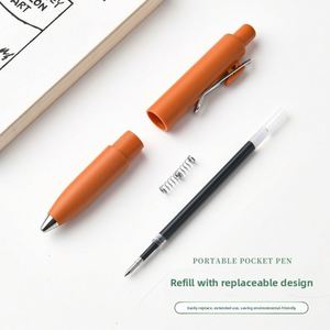High-Value Custom Logo Promotional Click Exam Gel Pen Portable <b>Pocket</b> Signature Pen with Cute Design for Wholesale Advertising - Product Image 5