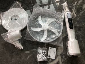 Quạt đứng chạy bằng năng lượng mặt trời với chức năng sạc AC/DC, 18 inch, đèn ngủ, điều khiển từ xa đa chức năng, đầu ra 5V - Product Image 5