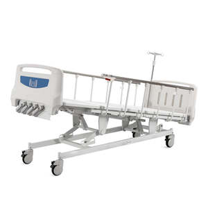 Cama de Rehabilitación Manual de 5 Funciones para Ancianos, Cama de Hospital Manual para Cuidados Intensivos, Fabricante y Exportador Indio con Servicio OEM y ODM de Marca Privada - Product Image 5