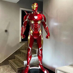 Decorazione centro commerciale della città decorazione esterna luce a grandezza naturale in fibra di vetro <span class=keywords><strong>marvel</strong></span> scultura in resina statua <span class=keywords><strong>marvel</strong></span> - Product Image 2