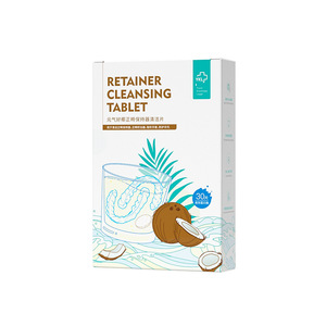 Tabletas de Limpieza Ortodóntica Yakeling para Retenedores y Aparatos Invisibles, Tabletas Efervescentes, Nuevo Sabor, 30 Tabletas/Caja - Product Image 1