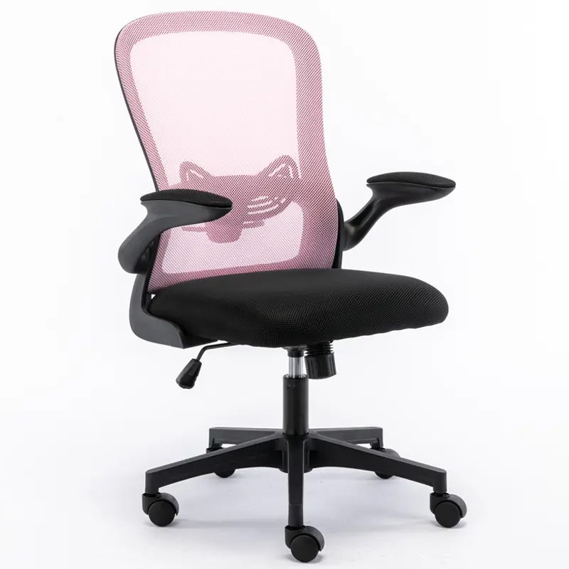 저렴한 인체 공학적 안락 의자 사무실 의자 머리 받침대가있는 전체 메쉬 패브릭 사무실 의자