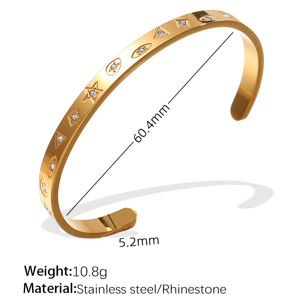 SZ219WEG White Diamond Gold Bracelet