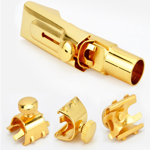 Boquilla de Saxofón Alto, <span class=keywords><strong>Tenor</strong></span> y <span class=keywords><strong>Flauta</strong></span> de Latón en Mi Bemol, en Oferta - Product Image 3
