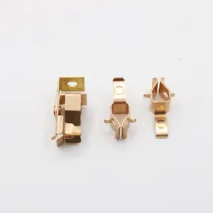 Wall switch copper stamping metal component assembly brass switch socket copper punching contact for electric switch and socket