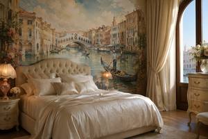 Mural de Pared Personalizado con Monumentos Europeos OEM. Diseños del horizonte de París, Londres, <span class=keywords><strong>Roma</strong></span> y Venecia. Suministro al por mayor, se aceptan tamaños personalizados. - Product Image 6