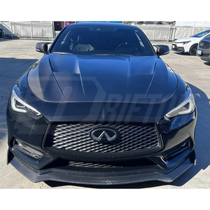 ฝากระโปรงคาร์บอนไฟเบอร์ลายรังผึ้งสไตล์ MBJ สำหรับ Infiniti Q60 ปี 2016-2022 - Product Image 5