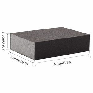 Kit d'éponges de ponçage pour plaques de plâtre, blocs de ponçage manuels, tampons de ponçage humide et sec, papier abrasif grains 60-220 - Product Image 2