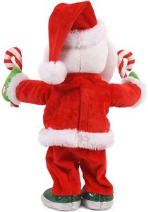 Babbo Natale LED Personalizzato, Giocattolo Animato che Canta e Balla, Regalo Musicale Elettrico per Decorazioni Natalizie - Product Image 5