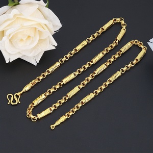 JXX Cadena de Joyería Personalizada de 3-5 mm, Chapada en Oro de 14k y 24k, Estilo Cubano, para Hombre, Collar de Latón Estilo Miami - Product Image 4