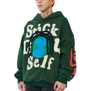 Factory Supplying Men's 400gsm 3D Foam Print <b>Hoodie</b> & Sweatshirt <b>Long</b> Sleeve <b>Oversize</b> Pullover for Puff Print Embroidered - Product Image 1