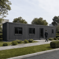 Point de contrôle de sécurité pour maison conteneurisée 20/40 pieds, préfabriqué, modulaire, mobile, extensible, CE, rapide