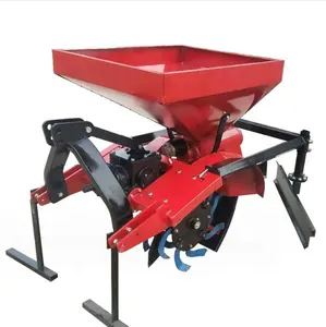 agriculture trench digging fertilizer spreaders 25-45HP Tractor suspension trenching and spreader fertilizer machine