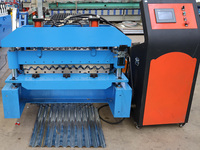 Machine de formage à rouleaux pour tôles d'acier inoxydable à ondulations d'eau, certifiée CE, personnalisée, à grande vitesse, avec contrôle PLC