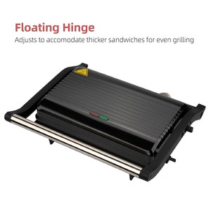 Luz indicadora De placa De cocina plana, doble antiadherente, mango táctil frío, De 1000W <span class=keywords><strong>Sandwichera</strong></span>, Tostadora De Pan, <span class=keywords><strong>Sandwichera</strong></span> - Product Image 3