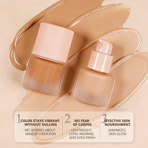 Base de Maquillaje Vegana de Cobertura Total Personalizada - Base de Maquillaje Líquida Mate Impermeable de Alta Calidad de Marca Privada para Negocios de Belleza - Product Image 5