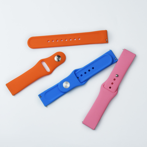 สายนาฬิกาซิลิโคนนิ่ม18มม. 20มม. 22มม. สายรัดข้อมือยางสำหรับ <span class=keywords><strong>Samsung</strong></span> <span class=keywords><strong>Galaxy</strong></span> Huawei Garmin Xiaomi - Product Image 4