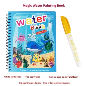 สมุด<span class=keywords><strong>วาด</strong></span>ภาพระบายสีน้ำวิเศษสำหรับเด็ก อายุ 4-6 ปี ใช้ในโรงเรียนอนุบาล ลบได้ ใช้ซ้ำได้ - Product Image 4