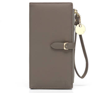 Carteras de Cuero PU de Alta Calidad, Largas y Modernas, en Colores Pastel, con Cierre, Tipo Bolso de Mano - Product Image 6