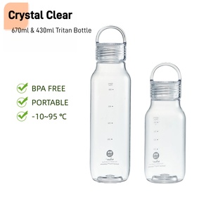 Nhà Máy Bán sỉ tùy chỉnh 670ml BPA-free Tritan nhựa thể thao rõ ràng chai nước với Twist trên nắp và mang vòng lặp - Product Image 6