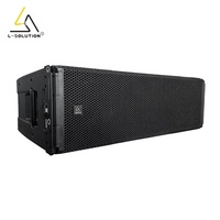 Sistema de Sonido Activo de Línea LS500 con Neodimio, Doble Woofer de 12 Pulgadas, 8000W de Pico, Tres Vías, para Audio Profesional en Exteriores