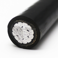 Cable Subterráneo de Aluminio TTU de Bajo Voltaje, Retardante de Llama, 4/0AWG