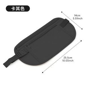 卸売旅行セキュリティウエストパックランニングパスポートベルトバッグロゴ/文字隠し財布ギフト付き - Product Image 2