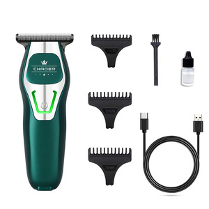 เครื่องตัดผมขนาดเล็ก Chaoer ใบมีดสแตนเลส ปรับความยาวได้ แบตเตอรี่ Li-Ion 1200 มิลลิแอมป์ สำหรับผู้ชาย ใช้ในบ้าน - Product Image 5