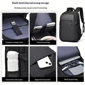 Custom Business Designer School <b>College</b> Outdoor Men Waterproof Mochila Bagpack Travel Back Pack Student <b>Bag</b> Laptop Backpacks - Product Image 3